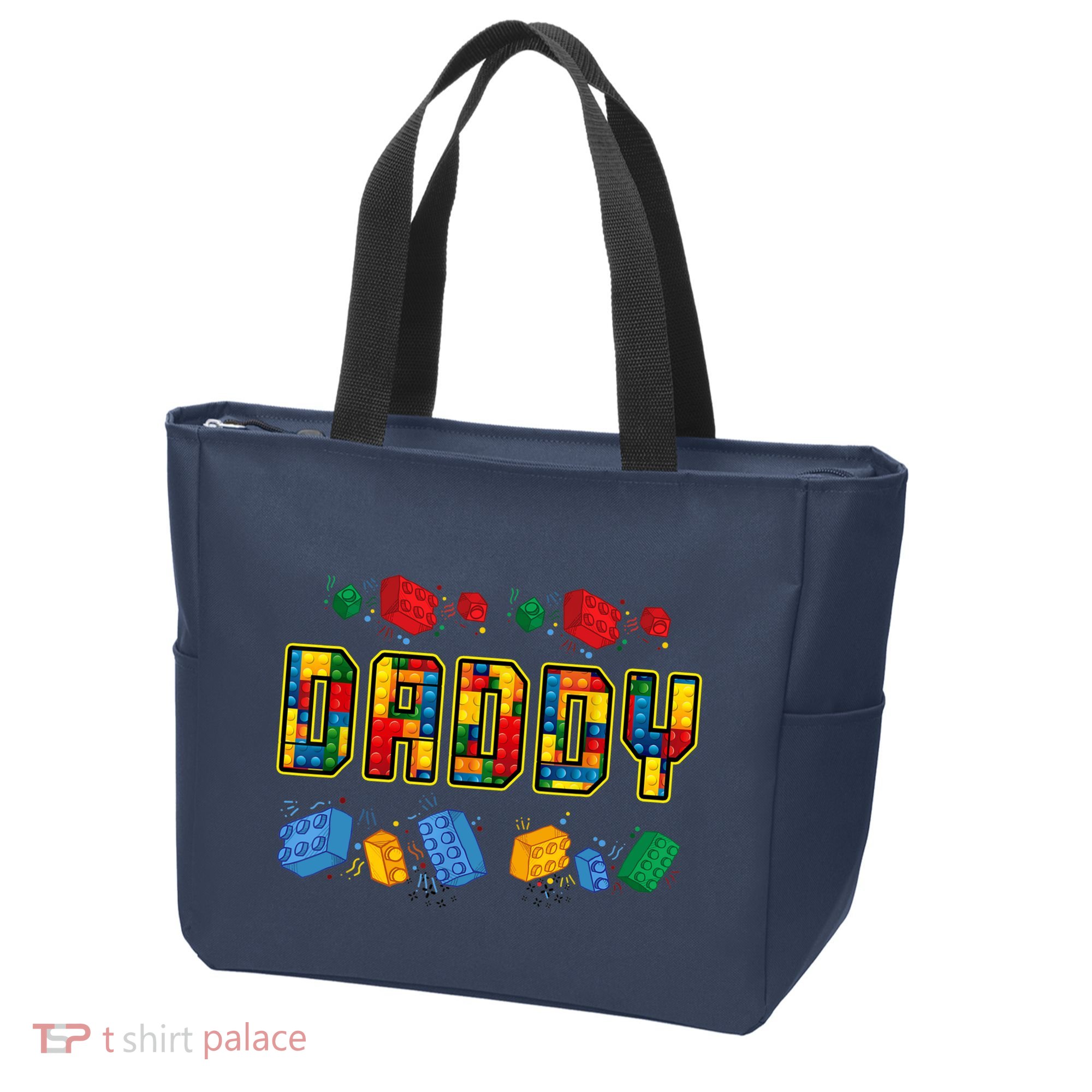 Daddy Brick Builder Funny Blocks Master Builder Dad Tote Bag