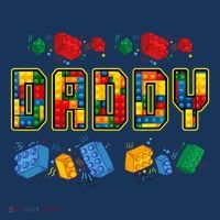 Daddy Brick Builder Funny Blocks Master Builder Dad Tote Bag thumb 4