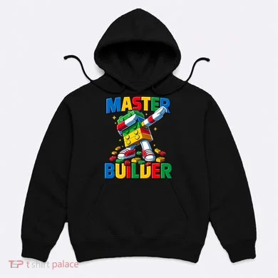 Dabbing Blocks Bricks Building Fun Master Builder Hoodie