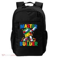 Dabbing Blocks Bricks Building Fun Master Builder Backpack thumb 0