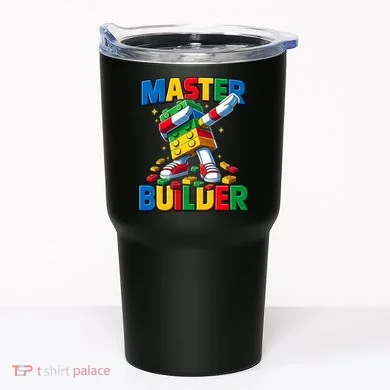 Dabbing Blocks Bricks Building Fun Master Builder Tumbler