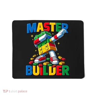 Dabbing Blocks Bricks Building Fun Master Builder Mousepad