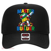 Dabbing Blocks Bricks Building Fun Master Builder Hat thumb 0