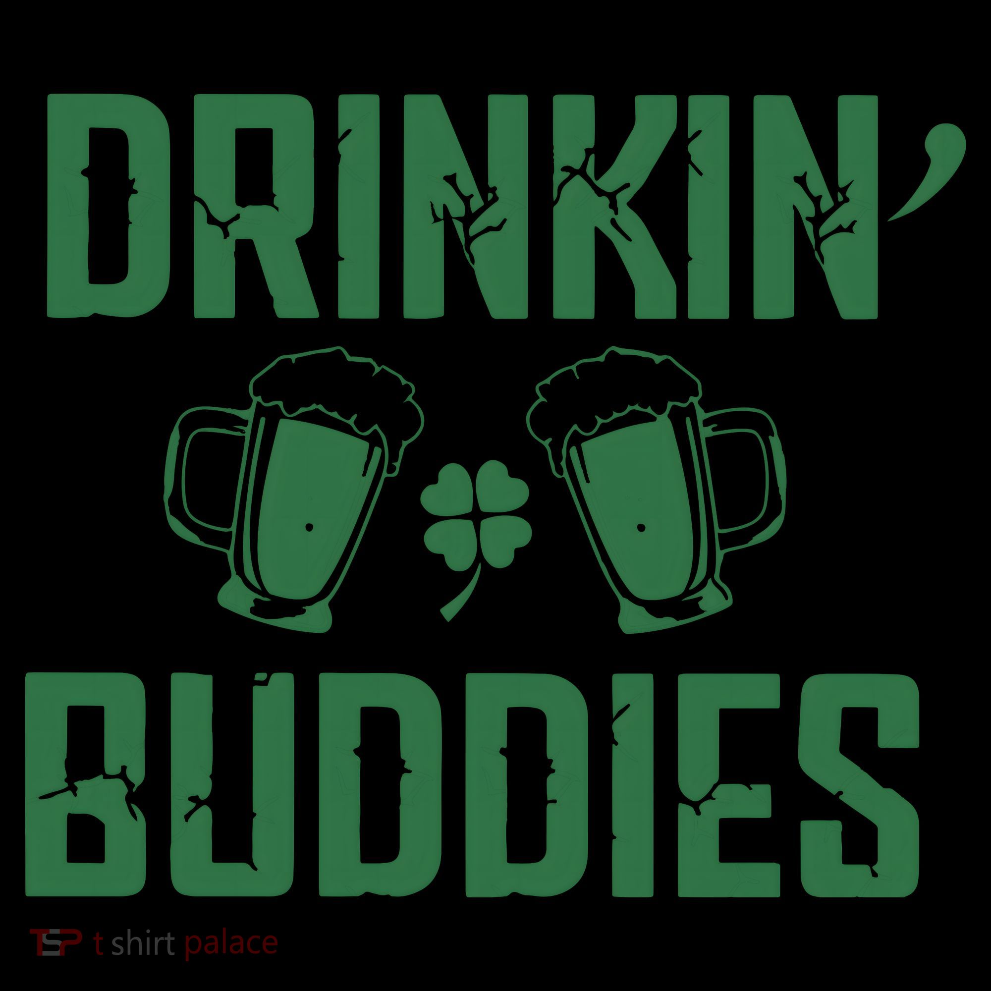 Drinking Buddies Beer Cheer Drinking Team Saint Patrick's Day Apron