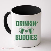 Drinking Buddies Beer Cheer Drinking Team Saint Patrick's Day Coffee Mug thumb 0