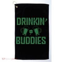 Drinking Buddies Beer Cheer Drinking Team Saint Patrick's Day Golf Towel thumb 0