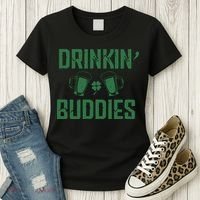 Drinking Buddies Beer Cheer Drinking Team Saint Patrick's Day Women's T-Shirt thumb 3