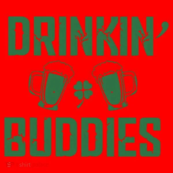 Drinking Buddies Beer Cheer Drinking Team Saint Patrick's Day Santa Hat