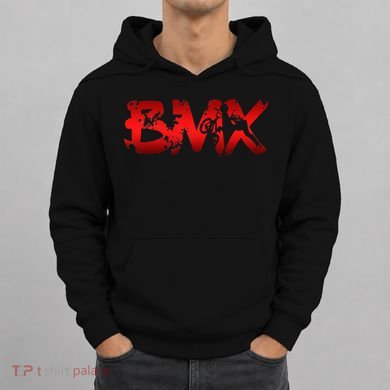 Distressed Bmx Bike Riders Hoodie