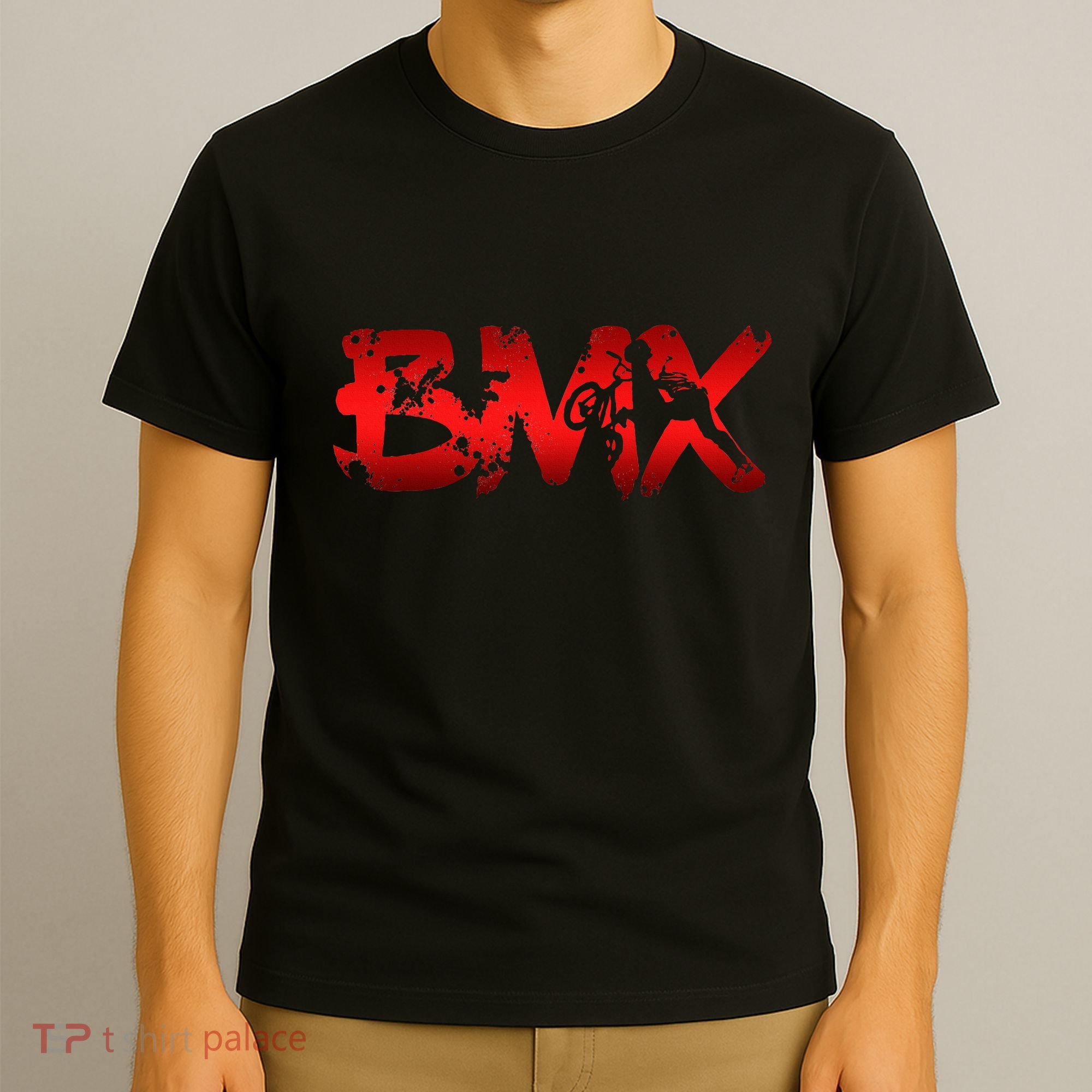 Distressed Bmx Bike Riders T-Shirt