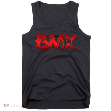 Distressed Bmx Bike Riders Tank Top