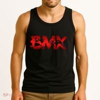 Distressed Bmx Bike Riders Tank Top thumb 3