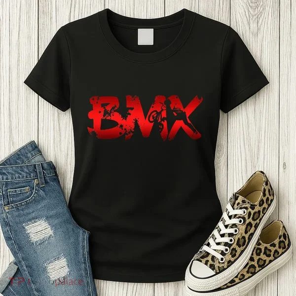 Distressed Bmx Bike Riders Women's T-Shirt