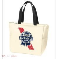 Dad Bod Built On Beer Funny Beer Tote Bag thumb 3
