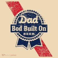 Dad Bod Built On Beer Funny Beer Tote Bag thumb 4