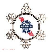 Dad Bod Built On Beer Funny Beer Ornament thumb 0