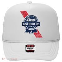 Dad Bod Built On Beer Funny Beer Hat thumb 0