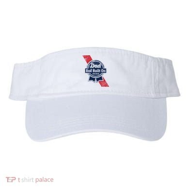 Dad Bod Built On Beer Funny Beer Visor