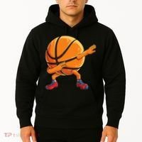 Dabbing Basketball Ball Funny Sports Player Hoodie thumb 2