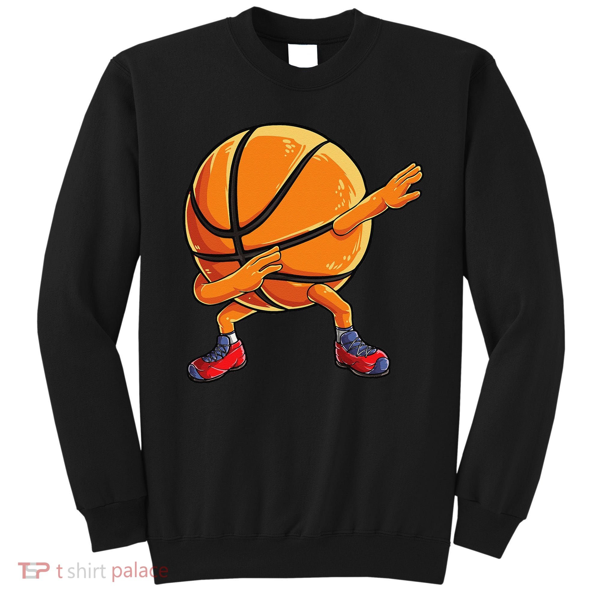 Dabbing Basketball Ball Funny Sports Player Sweatshirt