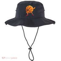 Dabbing Basketball Ball Funny Sports Player Bucket Hat thumb 0