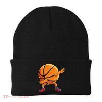 Dabbing Basketball Ball Funny Sports Player Beanie thumb 0