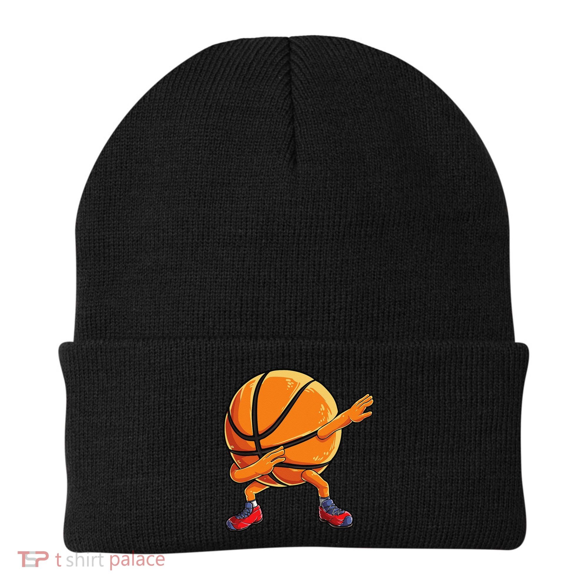 Dabbing Basketball Ball Funny Sports Player Beanie
