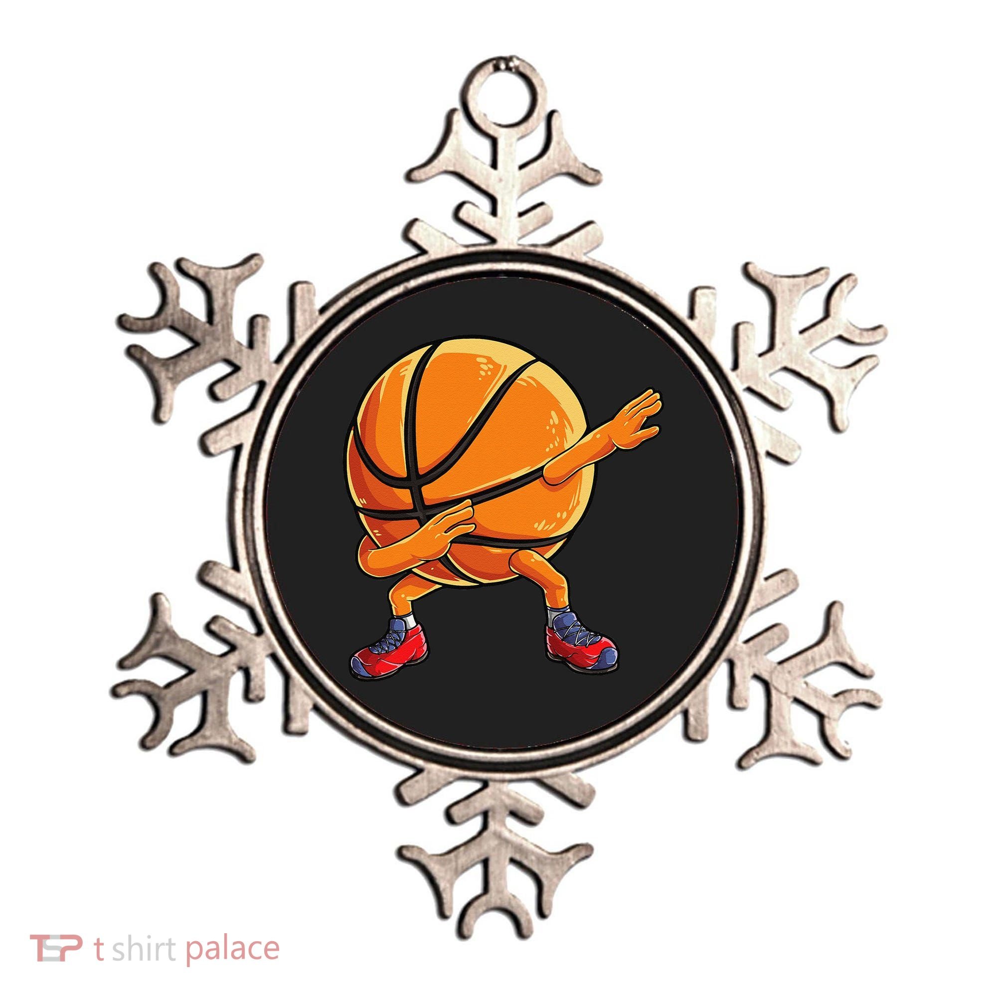 Dabbing Basketball Ball Funny Sports Player Ornament