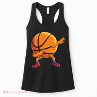 Dabbing Basketball Ball Funny Sports Player Women's Tank Top thumb 0