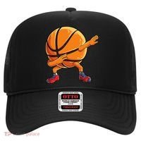 Dabbing Basketball Ball Funny Sports Player Hat thumb 0