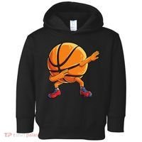 Dabbing Basketball Ball Funny Sports Player Toddler Hoodie thumb 0