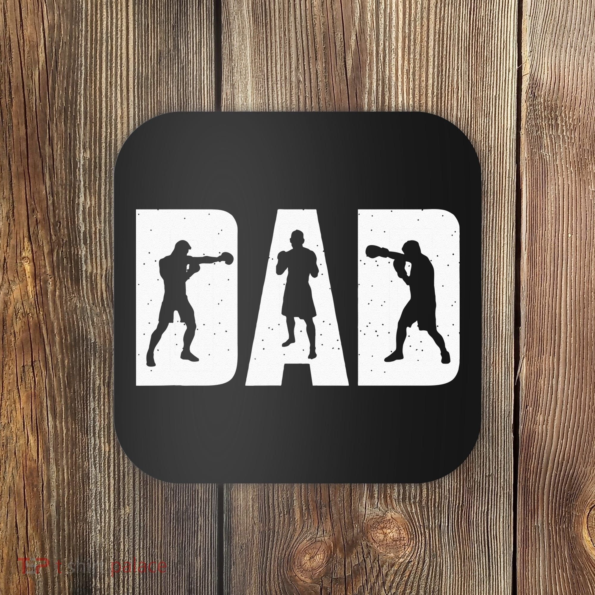 Dad Boxer Boxing Boxing Gloves Boxing Boxing Fan Boxer Coaster