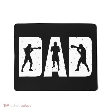 Dad Boxer Boxing Boxing Gloves Boxing Boxing Fan Boxer Mousepad