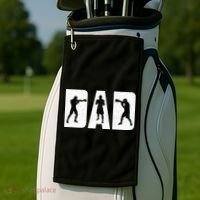 Dad Boxer Boxing Boxing Gloves Boxing Boxing Fan Boxer Golf Towel thumb 2