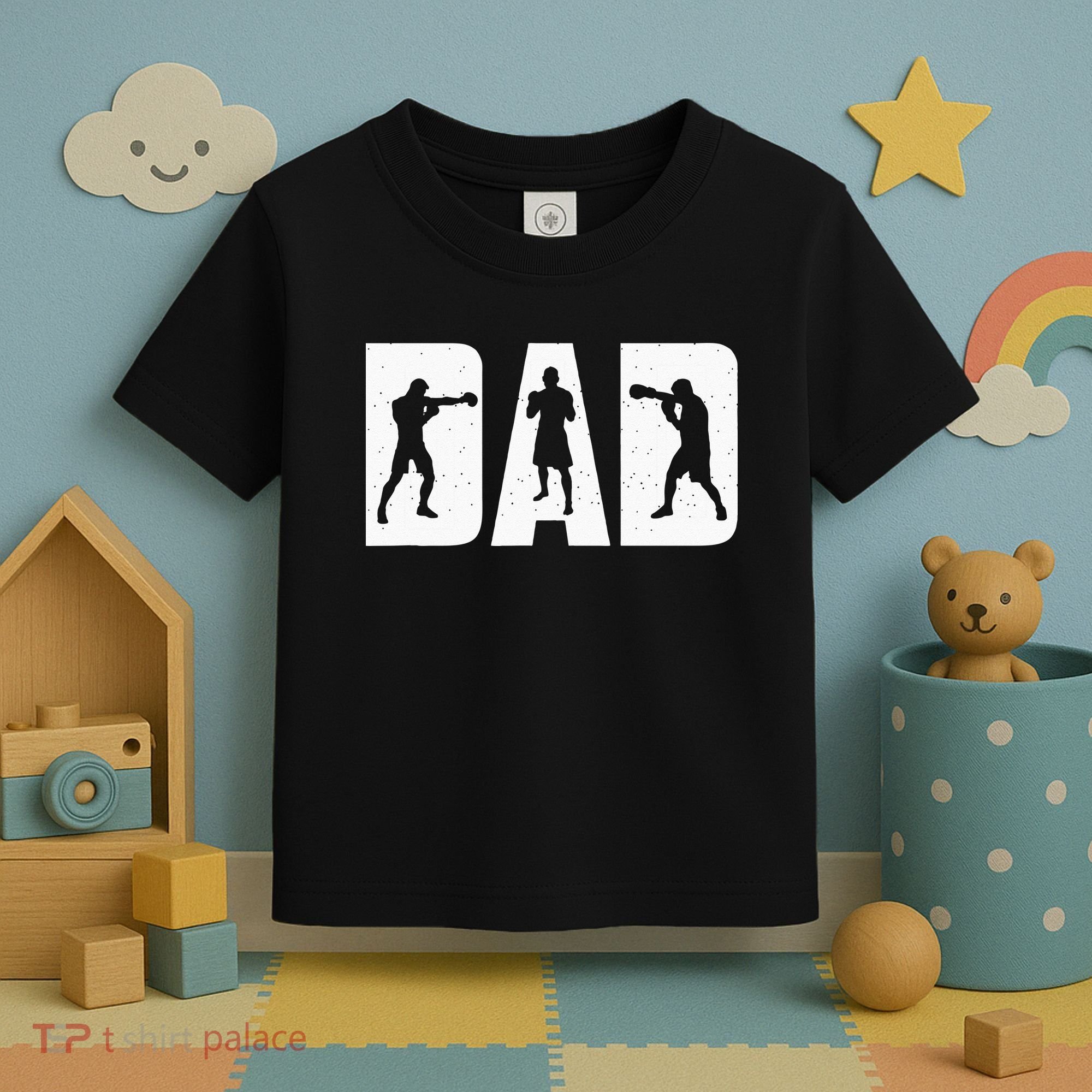 Dad Boxer Boxing Boxing Gloves Boxing Boxing Fan Boxer Toddler T-Shirt