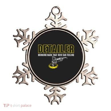 Detailer Bringing Back That New Car Feeling Auto Detailing Ornament