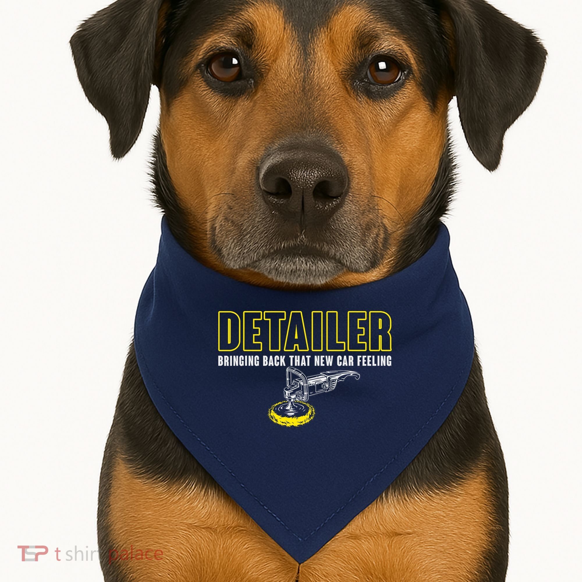 Detailer Bringing Back That New Car Feeling Auto Detailing USA-Made Doggie Bandana