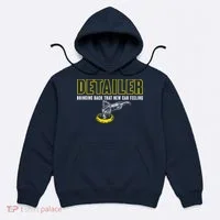 Detailer Bringing Back That New Car Feeling Auto Detailing Hoodie thumb 0