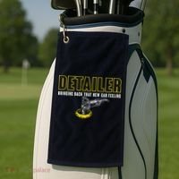 Detailer Bringing Back That New Car Feeling Auto Detailing Golf Towel thumb 2