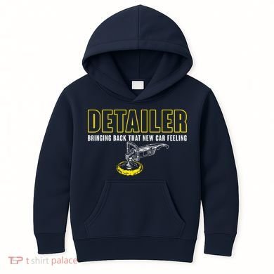 Detailer Bringing Back That New Car Feeling Auto Detailing Kids Hoodie