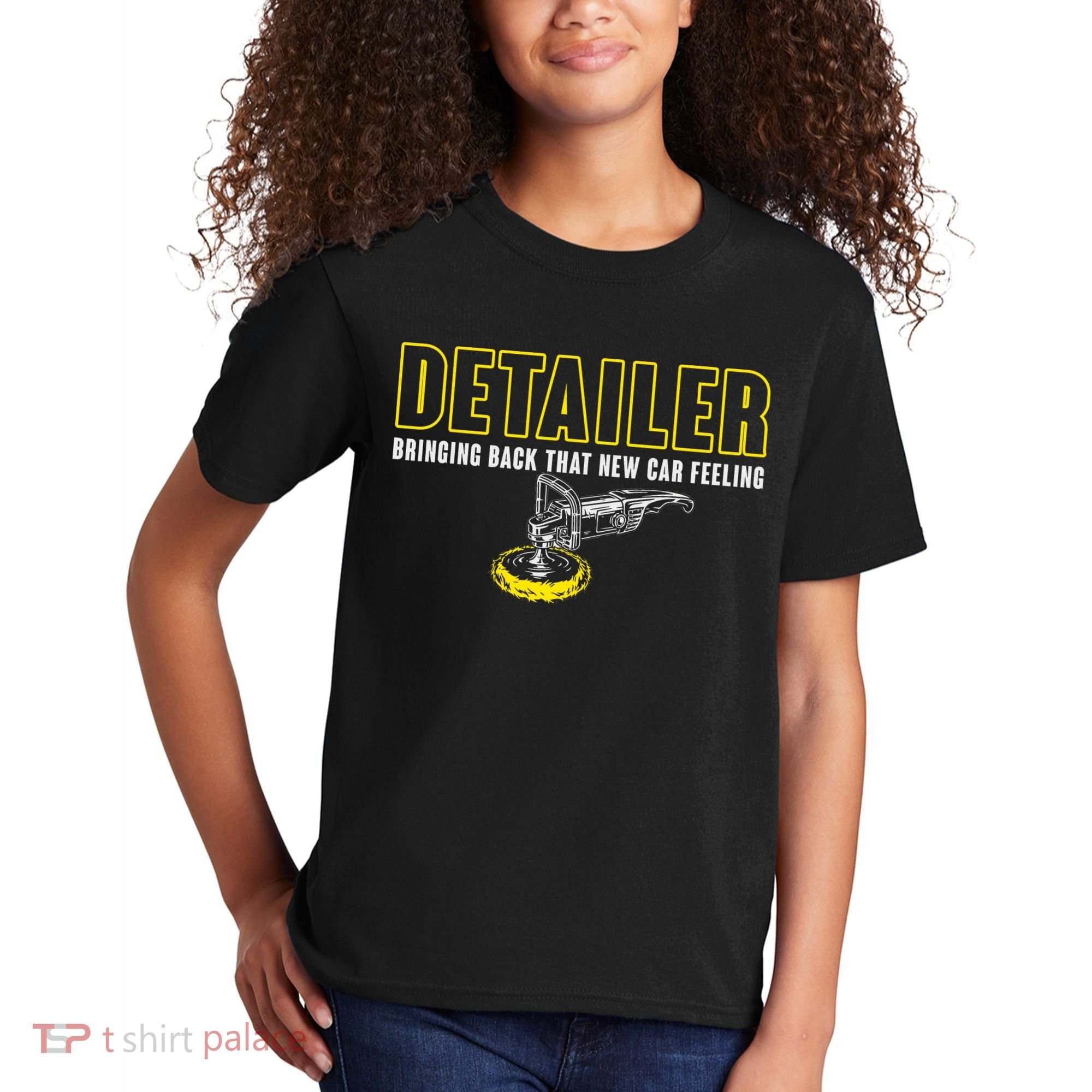 Detailer Bringing Back That New Car Feeling Auto Detailing Kids T-Shirt