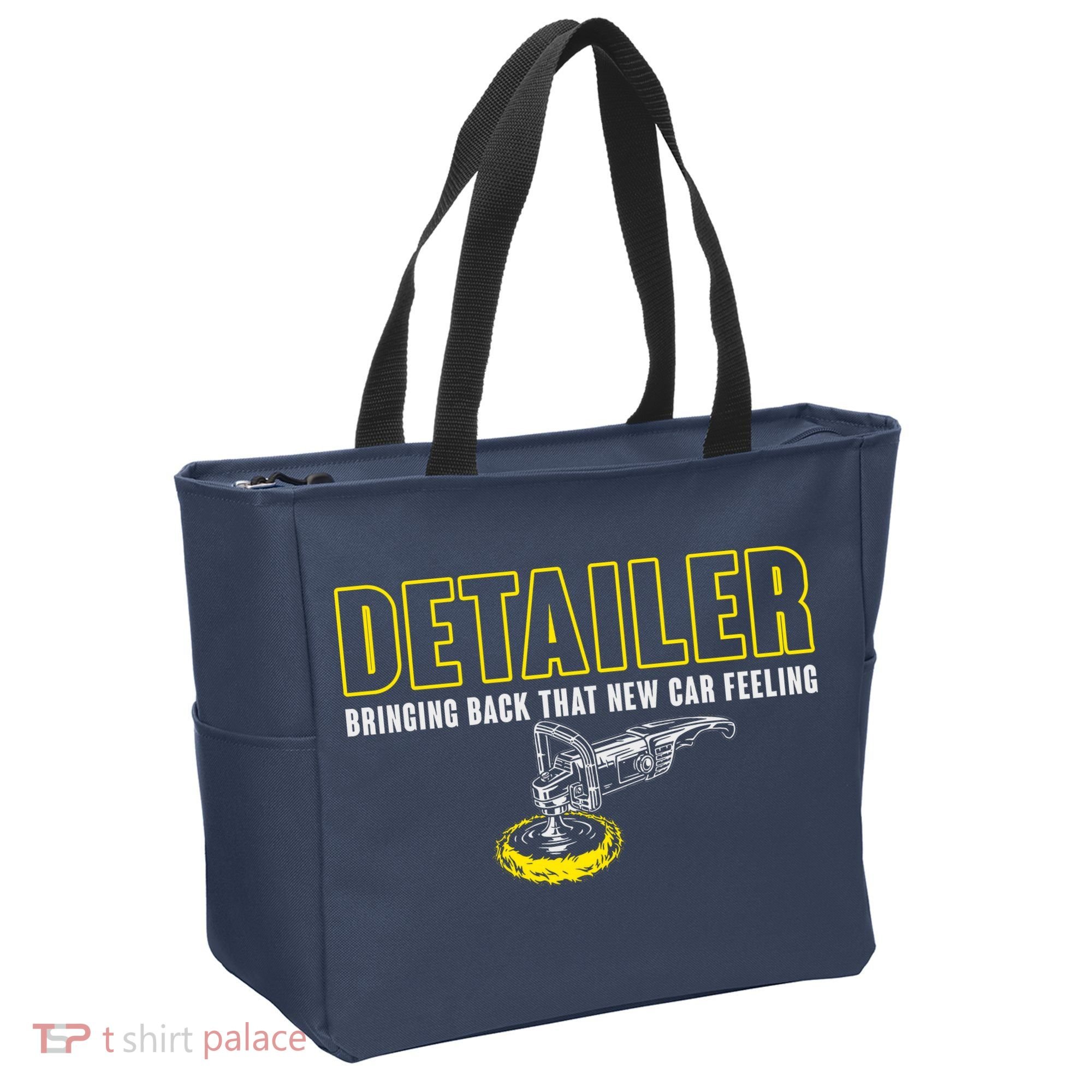 Detailer Bringing Back That New Car Feeling Auto Detailing Tote Bag