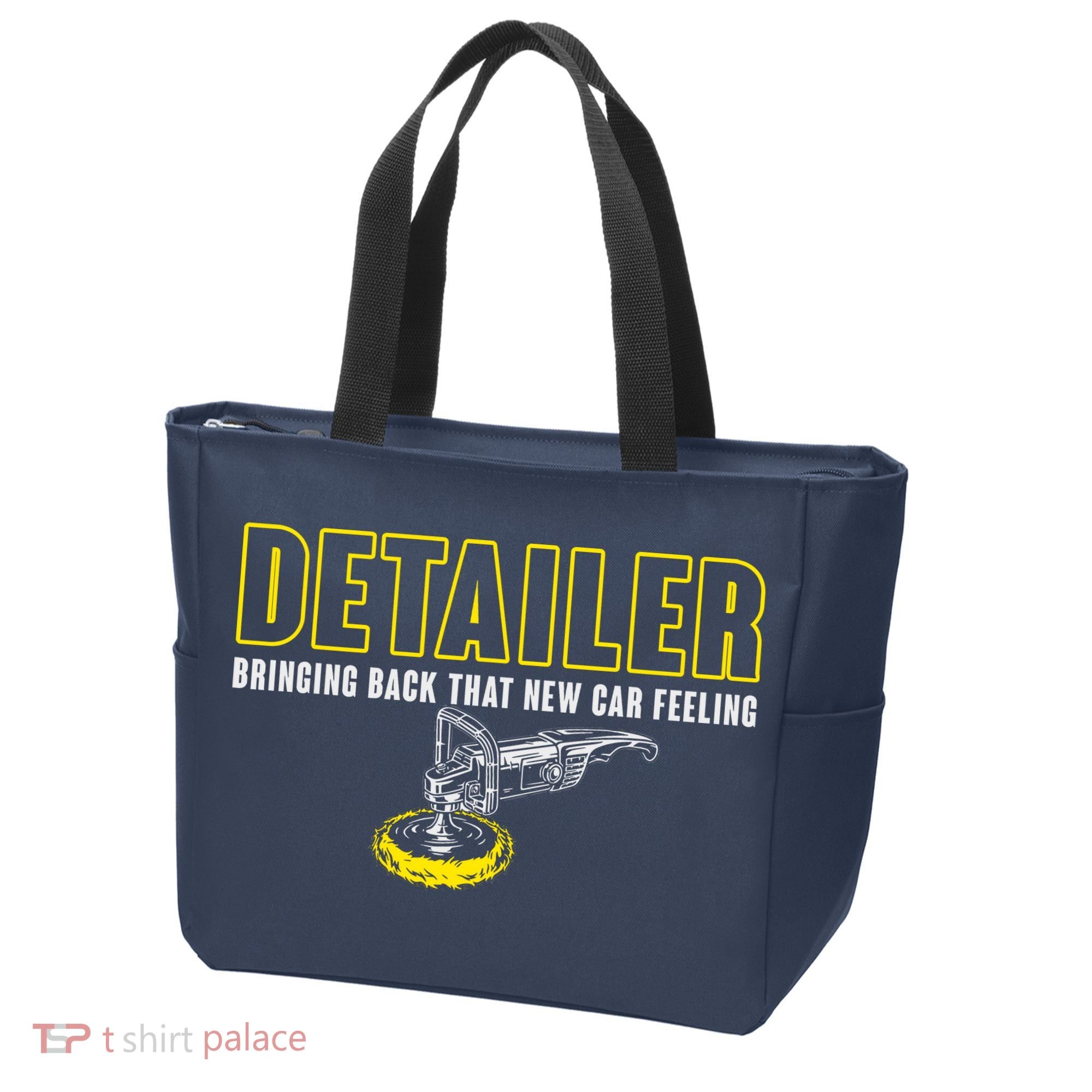 Detailer Bringing Back That New Car Feeling Auto Detailing Tote Bag