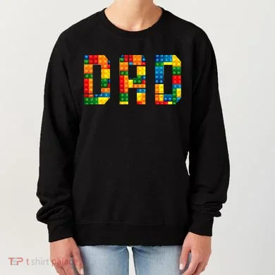Dad Brick Builder Funny Blocks Master Builder Women's Sweatshirt