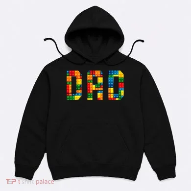 Dad Brick Builder Funny Blocks Master Builder Hoodie