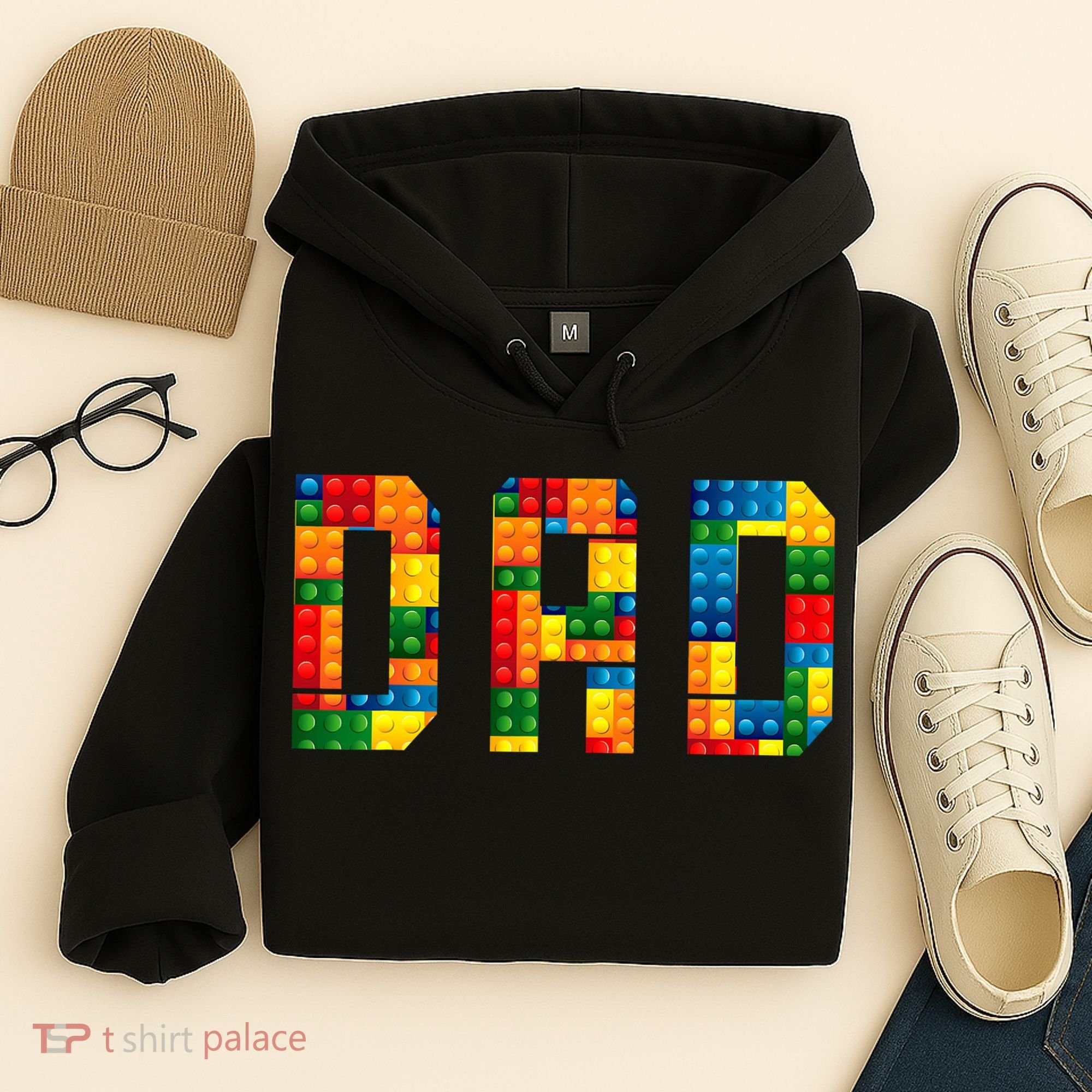 Dad Brick Builder Funny Blocks Master Builder Hoodie