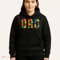 Dad Brick Builder Funny Blocks Master Builder Hoodie thumb 5