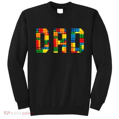 Dad Brick Builder Funny Blocks Master Builder Sweatshirt