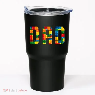 Dad Brick Builder Funny Blocks Master Builder Tumbler