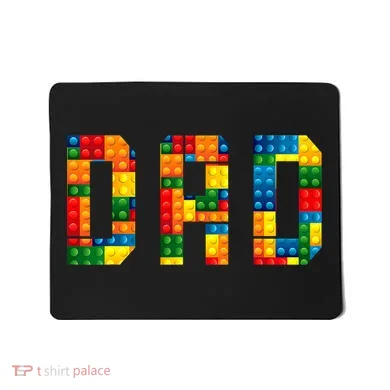 Dad Brick Builder Funny Blocks Master Builder Mousepad